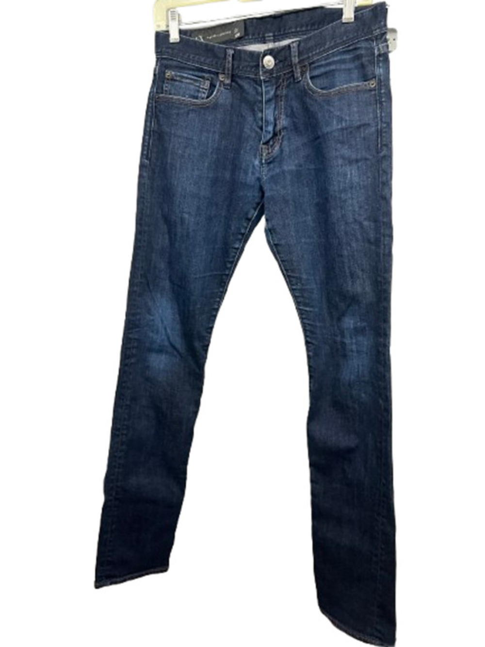Armani Exchange J130 Ultra Slim Skinny Denim Mens Jeans 30x31 Stretch Dark Wash